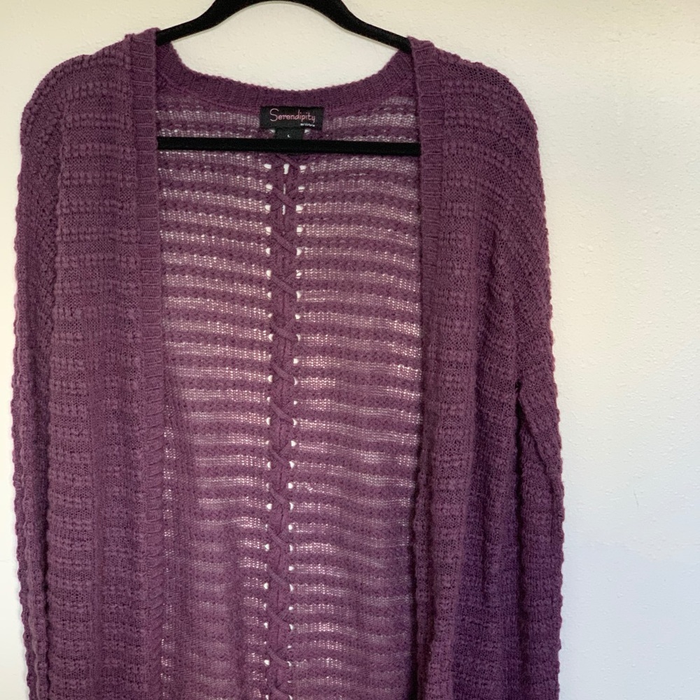 SERENDIPITY longline cardigan